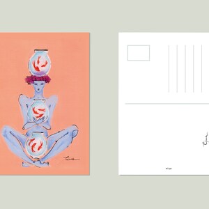 Cartolina Stampa Arte Illustrazione - Allineamento