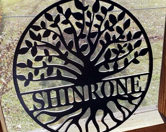 Family Tree Wood Wall Decor, Tree of Life Custom Family Decorations, Family Decor, Wall Art, Tree Art, Personalized Art, Personalized Decor