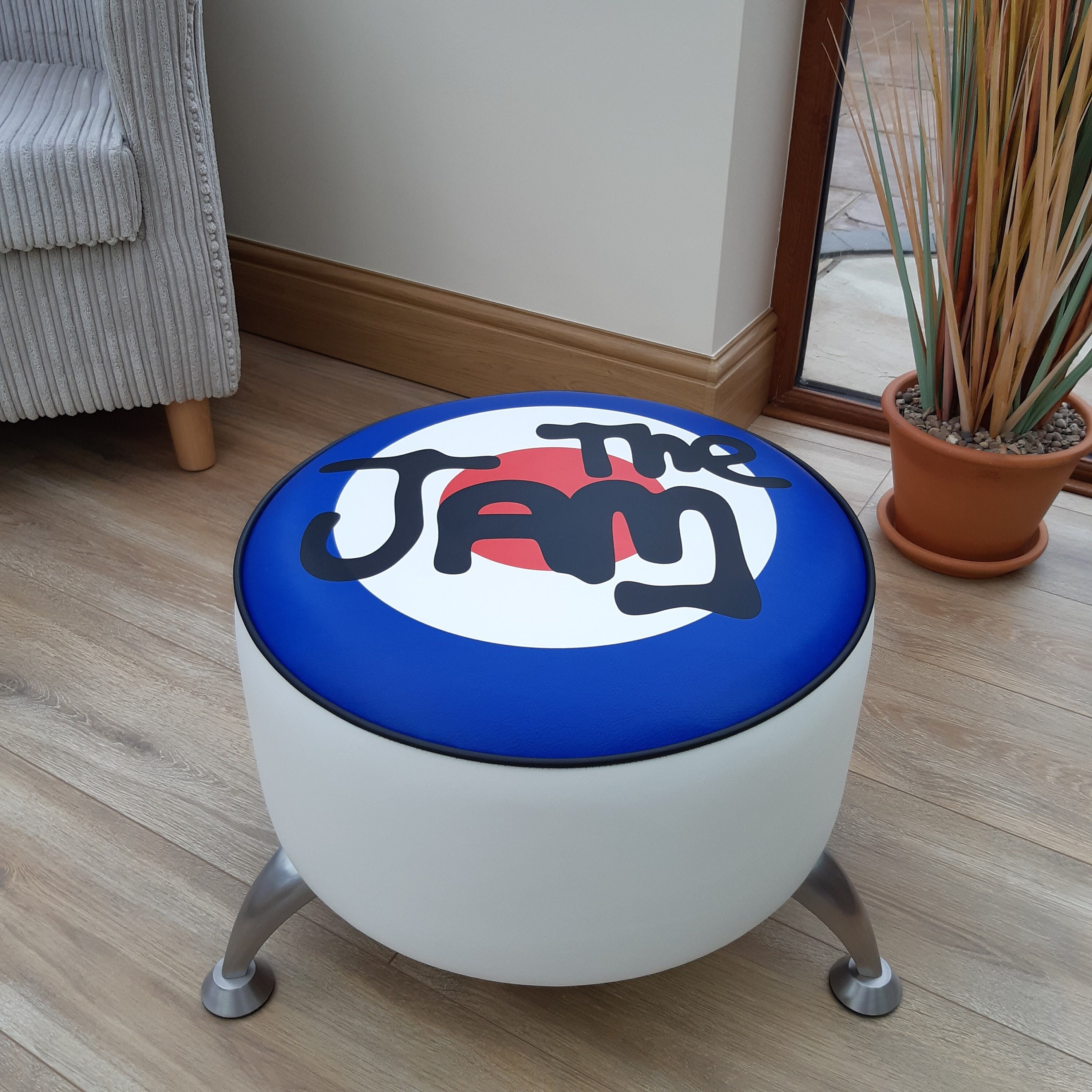The Jam Footstool With Mod Target Etsy UK