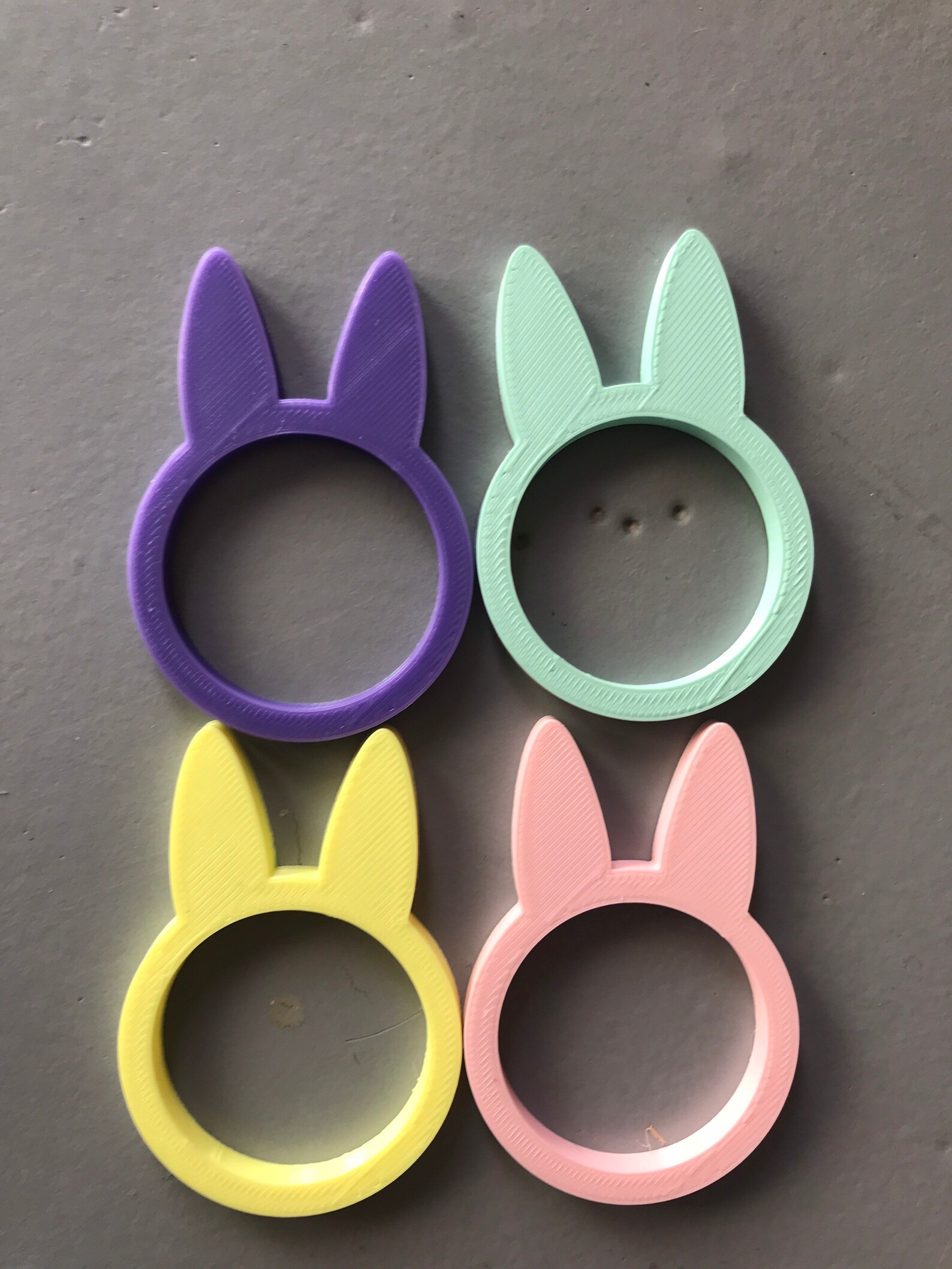 Pack of 4 Rounds of Assorted Towels Batch of 4 Rounds of Etsy