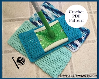 CROCHET PDF PATTERN Eco Friendly Cotton Sweeper Mop Cover Pattern Instant Download Easy Pattern Housewarming Gift Diy Project