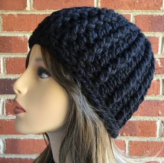 Crochet Bulky Beanie Chunky Crochet Hat Handmade Crochet  display picture 2