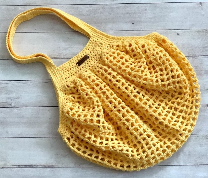 FRENCH MARKET BAG Eco Friendly Crochet Farmer's Market Bag | Etsy