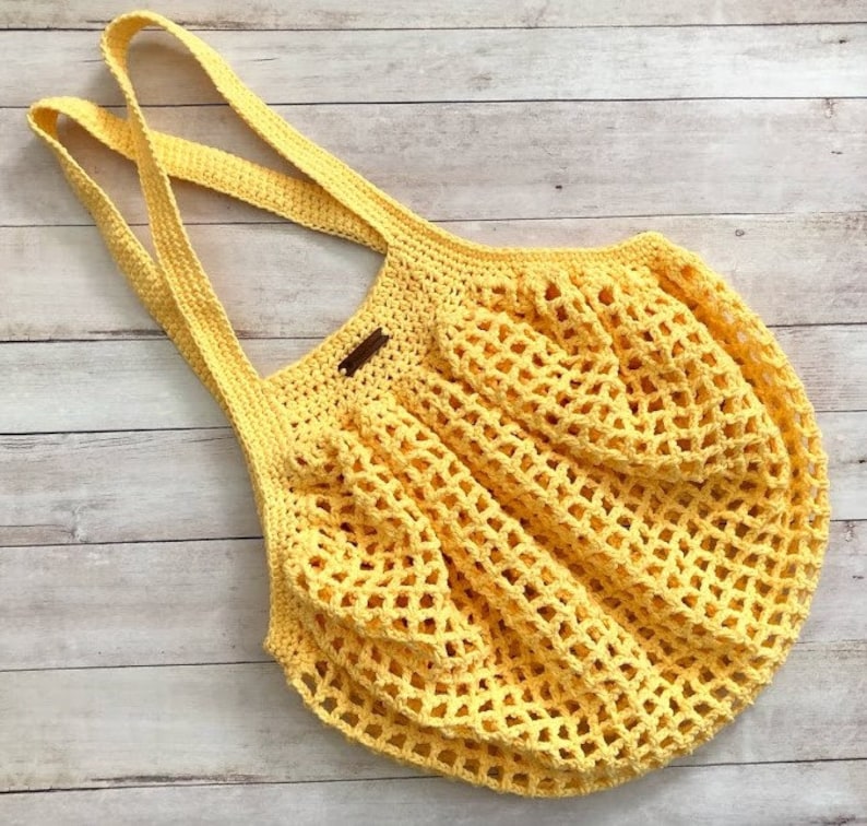 FRENCH MARKET BAG Eco Friendly Crochet Farmer's Market Bag | Etsy