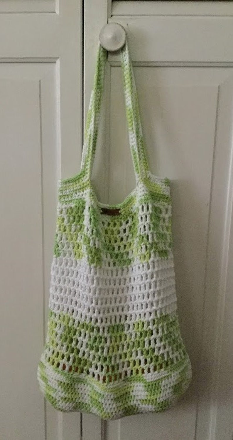 MARKET BAG PATTERN Pdf Instant Download Crochet Eco Friendly Market Bag ...