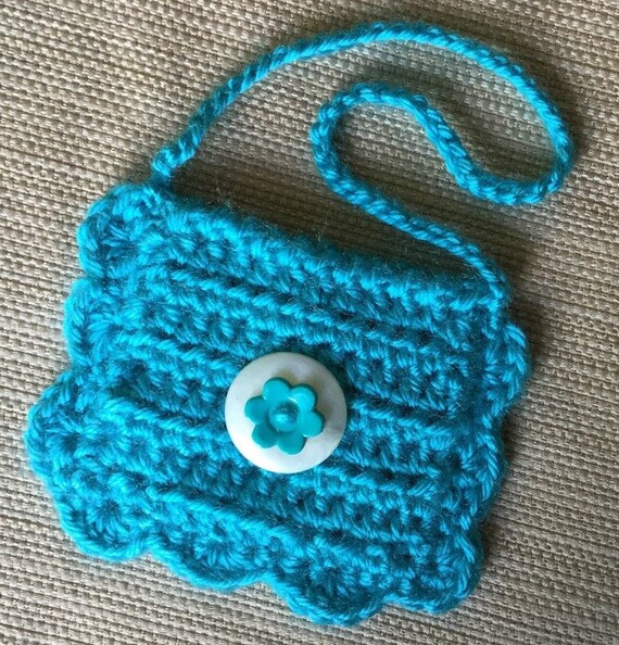 crochet doll purse
