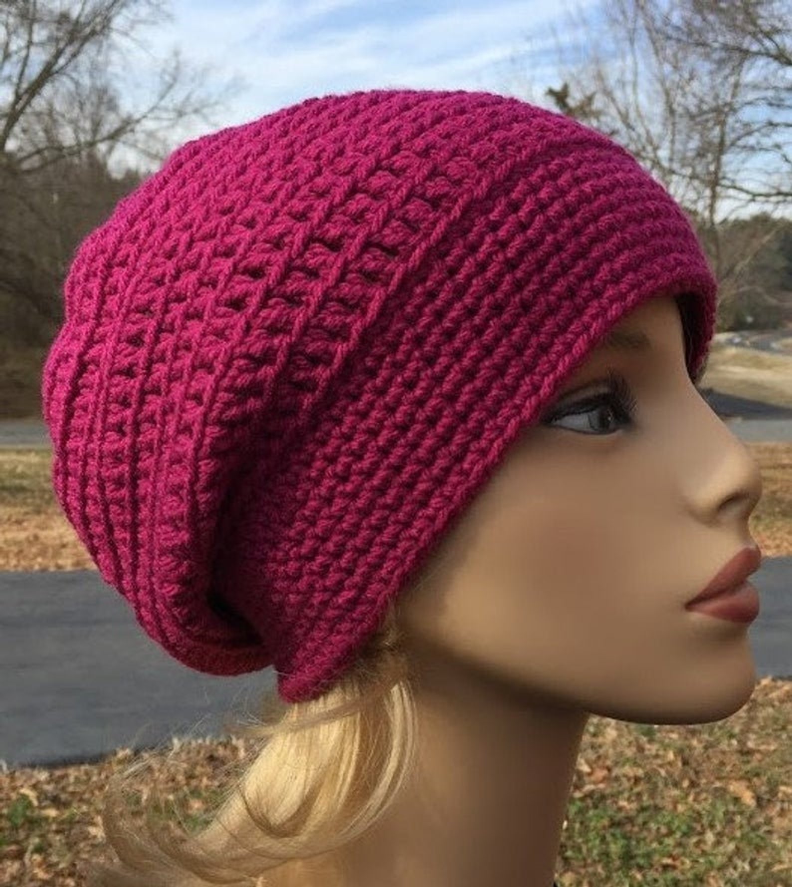 CROCHET PDF PATTERNS Instant Download Crochet Slouch Hat - Etsy