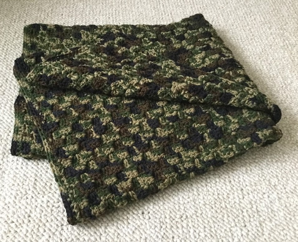 Camo baby blanket crochet pattern new arrivals