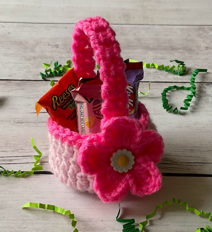 CROCHET PATTERN Easter Mini Basket Pattern Pdf Pattern Instant Download ...