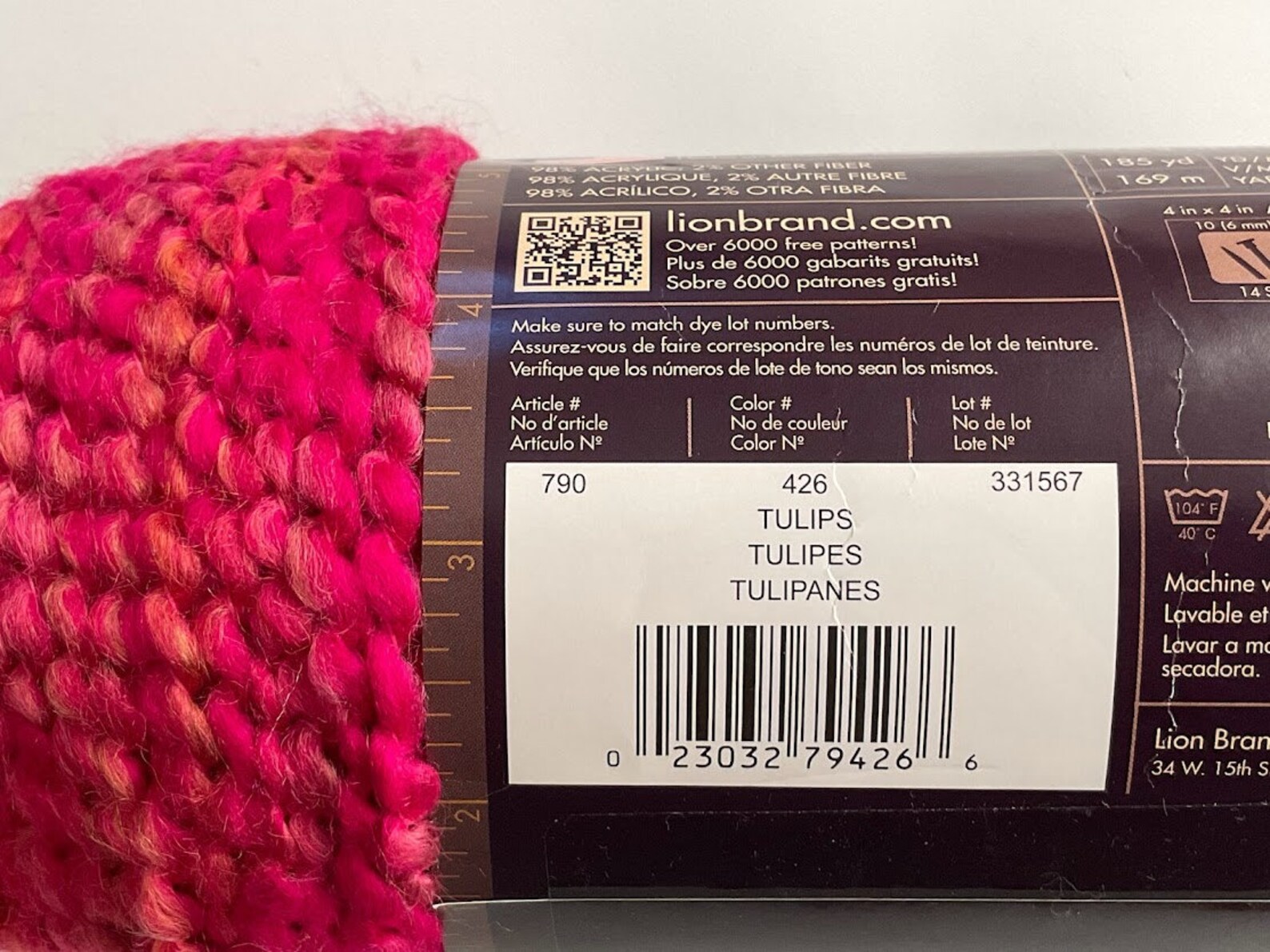 Lion's Brand HOMESPUN YARN Bulky 5 Weight Acrylic Yarn 6 Etsy