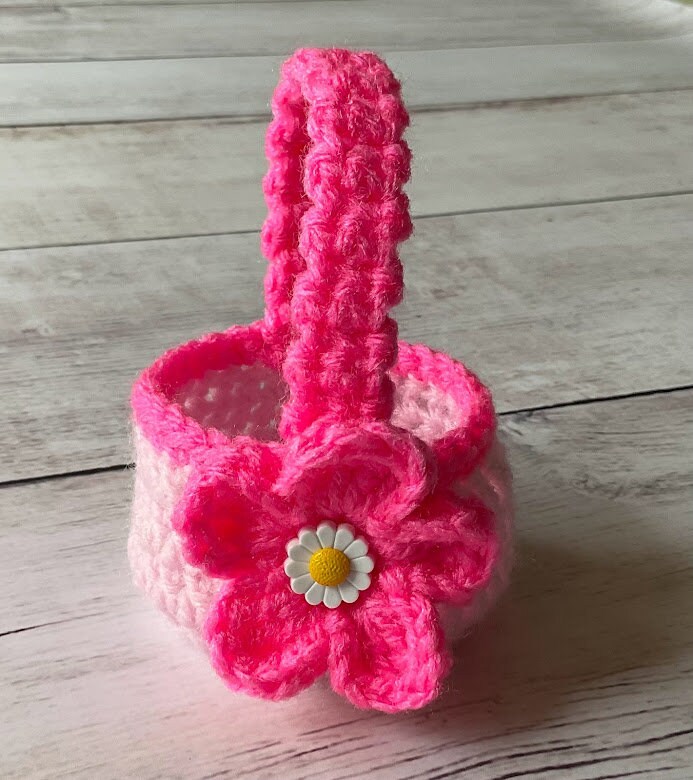 CROCHET PATTERN Easter Mini Basket Pattern Pdf Pattern Instant Download ...