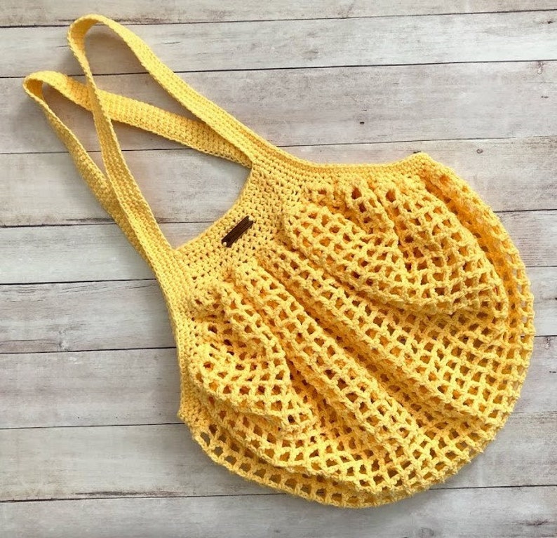 FRENCH MARKET BAG Eco Friendly Crochet Farmer's Market Bag | Etsy