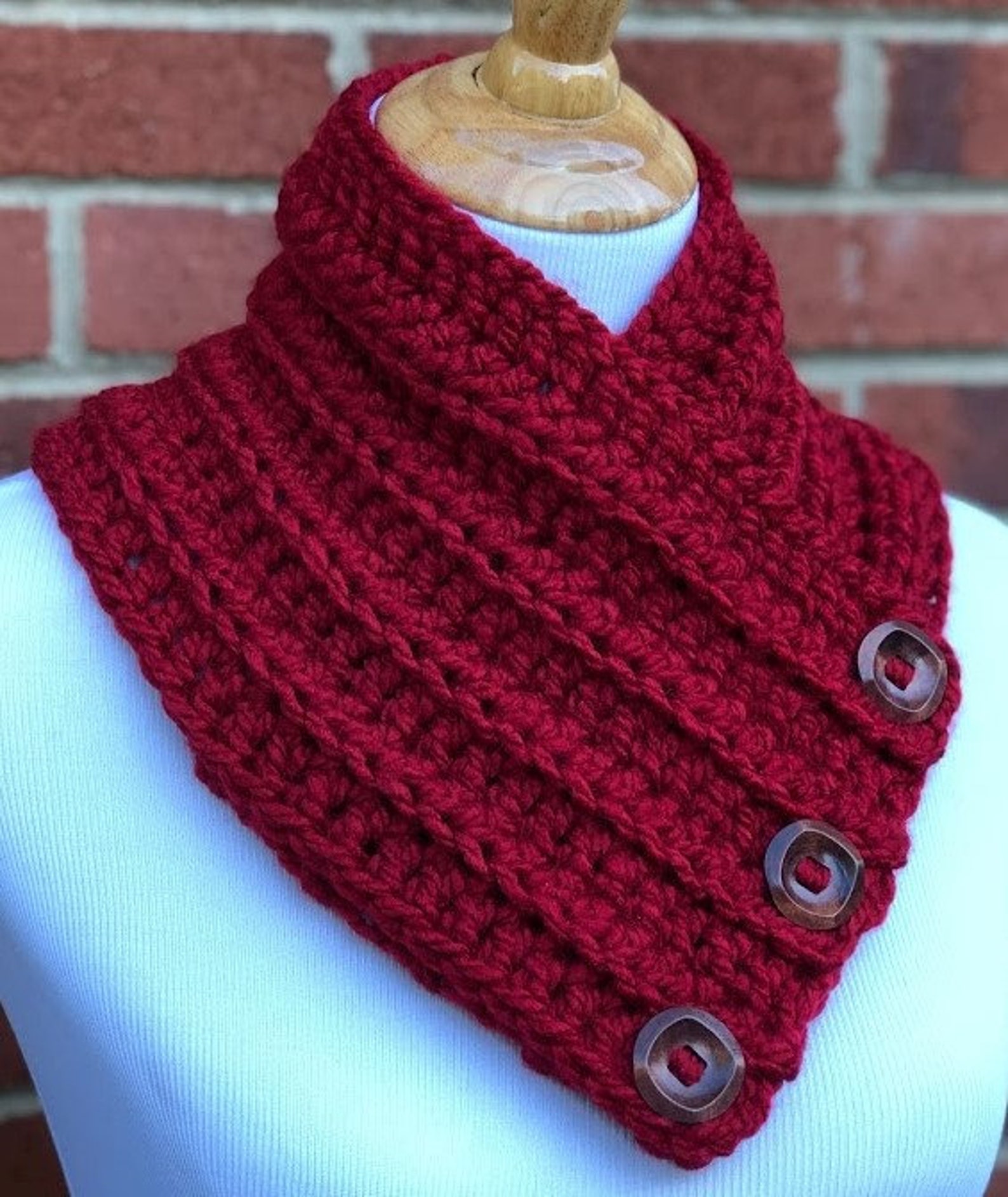 COWL PDF PATTERN Crochet Bulky Cowl Easy Pattern Boston Harbor Etsy