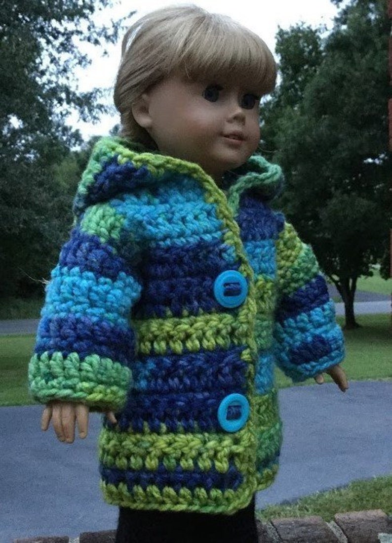 crochet doll hoodie pattern