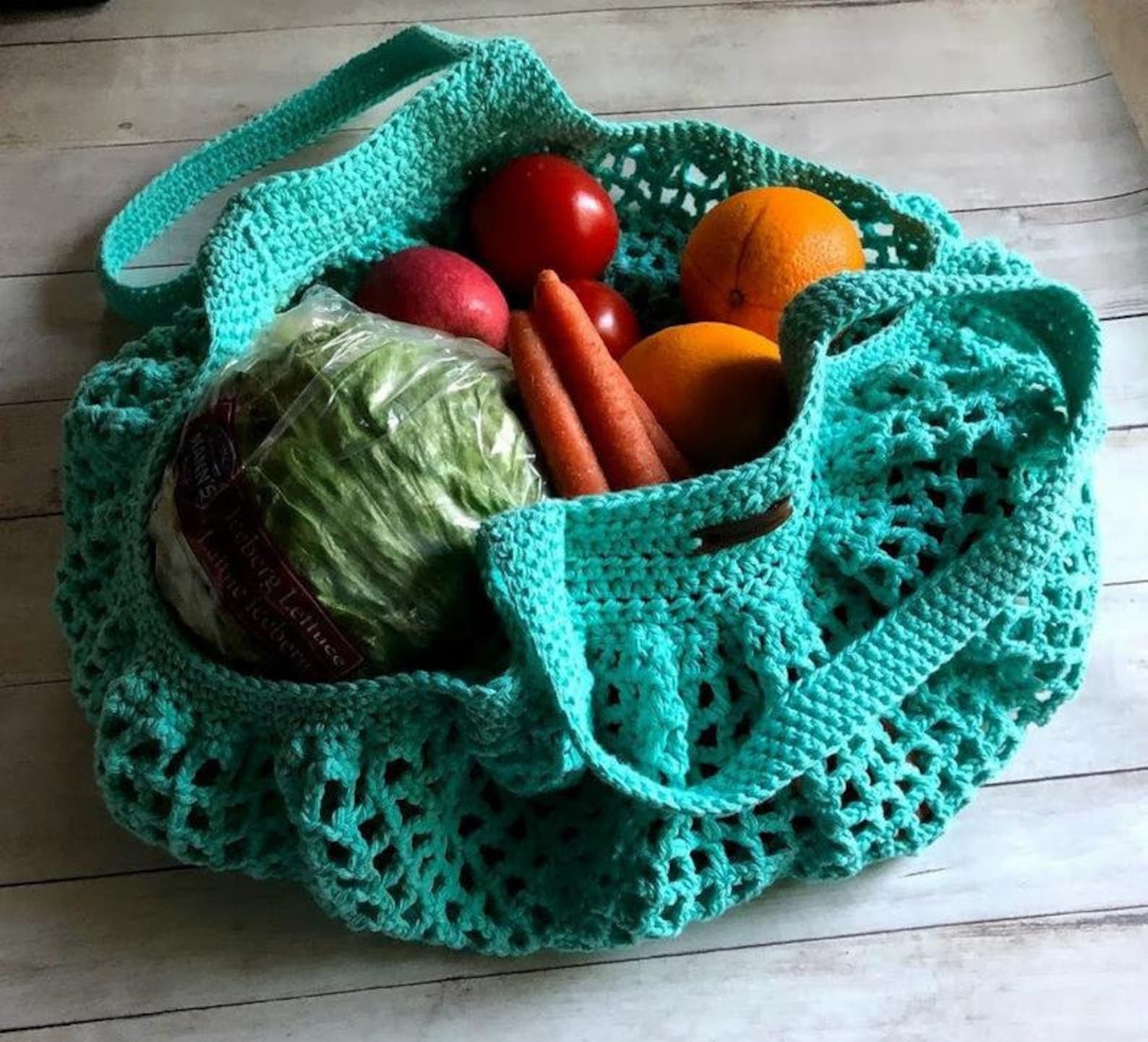 MARKET BAG PATTERN Pdf Instant Download Crochet Eco Friendly French ...