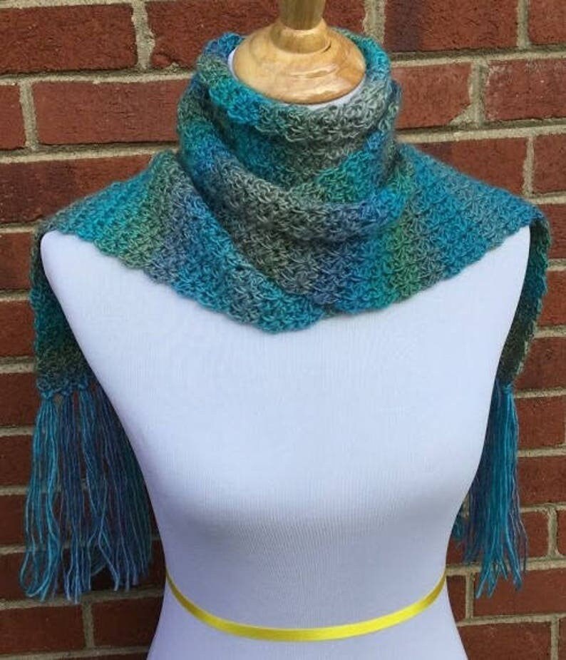 CROCHET PDF PATTERN Winter Scarf Combo Patterns Infinity Scarf Pattern ...