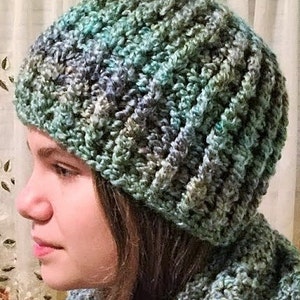 CROCHET INFINITY SCARF Chunky Hat Crochet Homespun Yarn Bulky Infinity ...