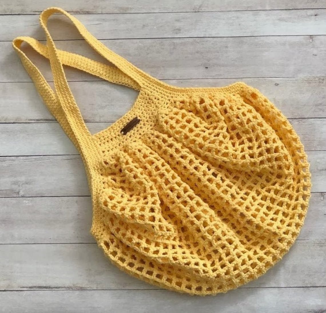 FRENCH MARKET BAG Eco Friendly Crochet Farmer's Market Bag Etsy