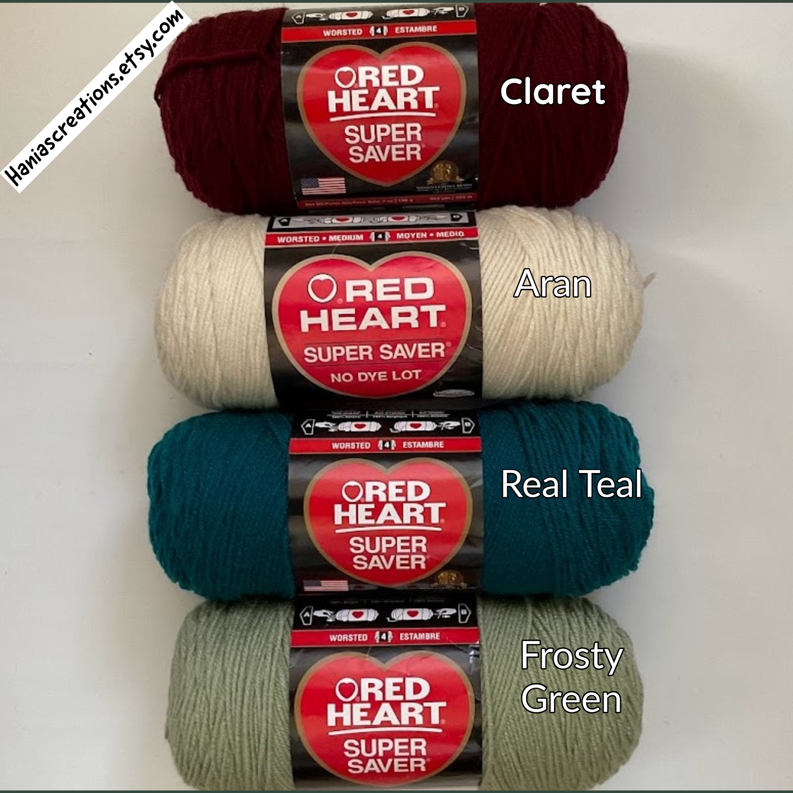Red Heart Multipack of 6 Holly Berry with Love Yarn