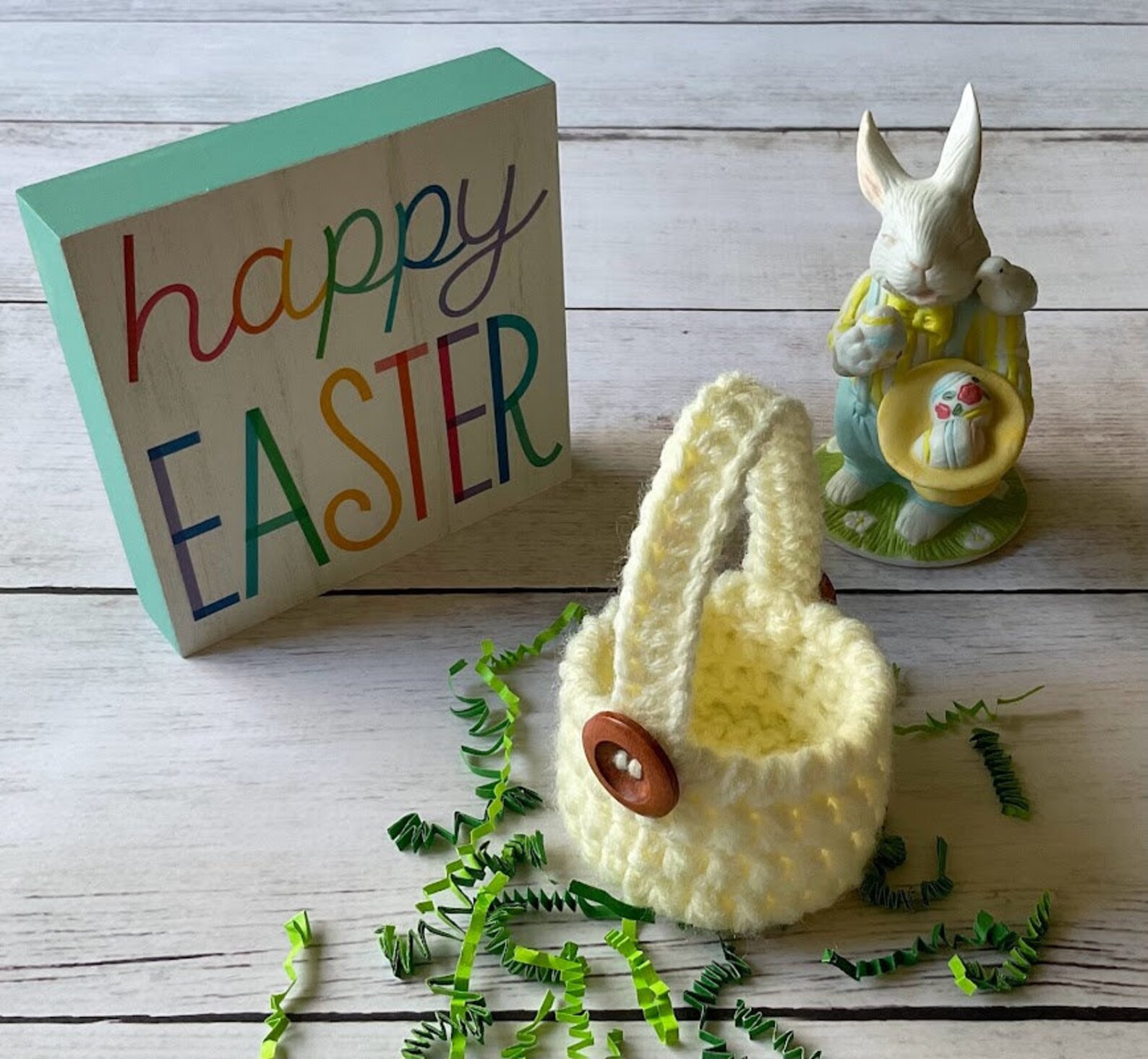 CROCHET PATTERN Easter Mini Basket Pattern Pdf Pattern Instant Download ...