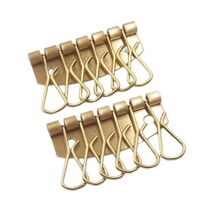 6 8 Ganchos Latão Sólido Porta-Chaves Placa Bolsa Mola Snap Bolsa Bolsa Carteira Chaveiro DIY Acessórios de Hardware Couro Atacado