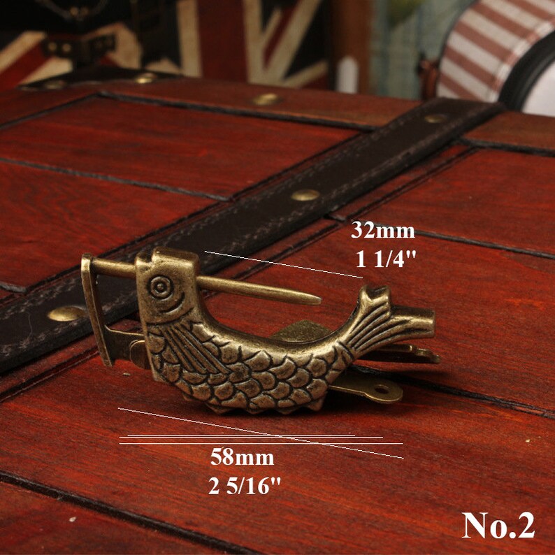 Pescado chino candado candado protector muebles decorativos | Etsy