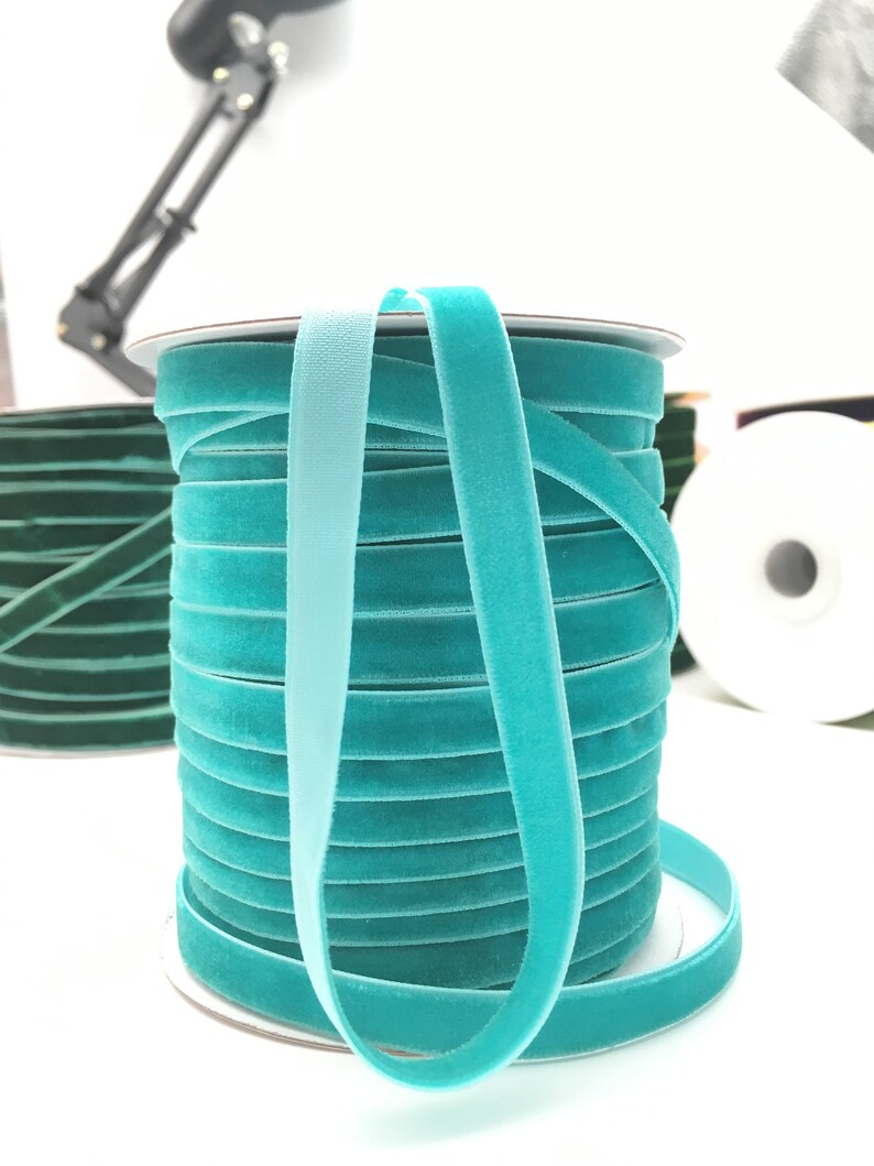 Single Face Velvet Ribbon Trim 1/8 3/8 3 6 10mm Etsy