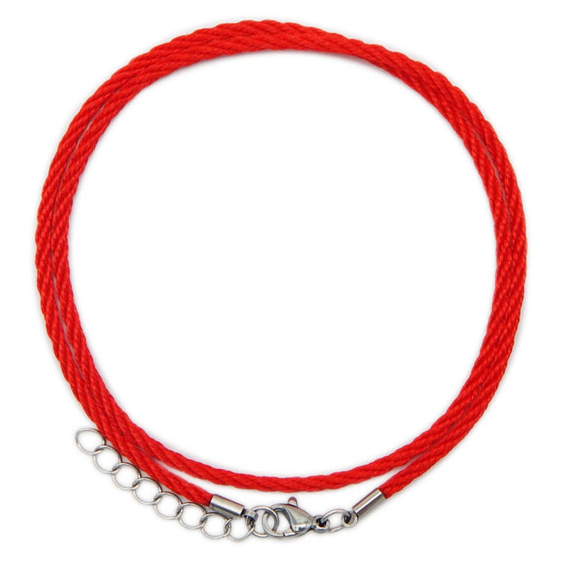 Surgical Stainless Steel Set Cord End Cap Lobster Clasp Etsy