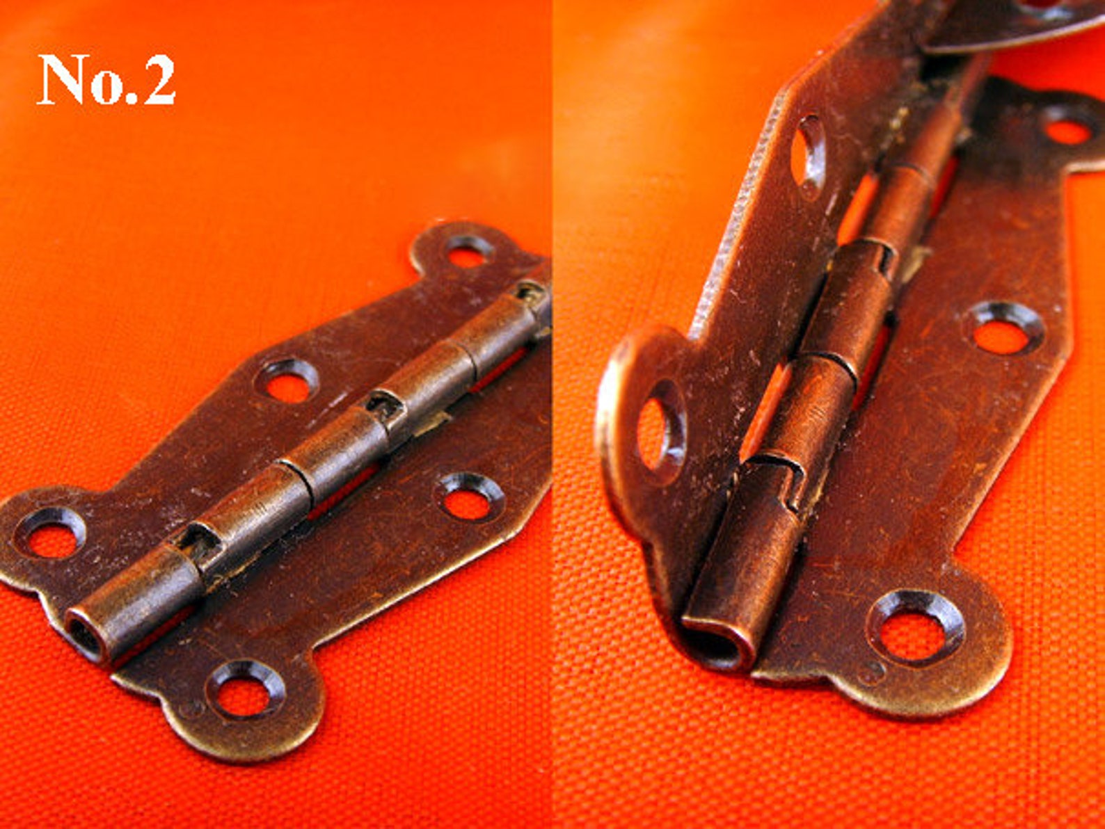 Mini Metal Small Box Hinge Decorative Stop Hinges 90 180 Etsy