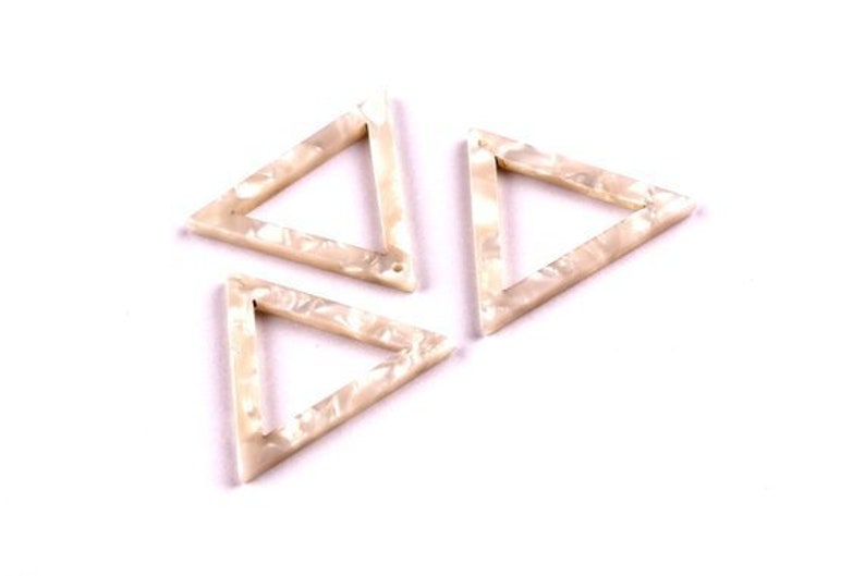Triangle Statement Acrylic Earring Findings Statement Tortoise Shell Charms Blanks Pendants Geometric Shapes Resin Beads Diy Jewelry Making