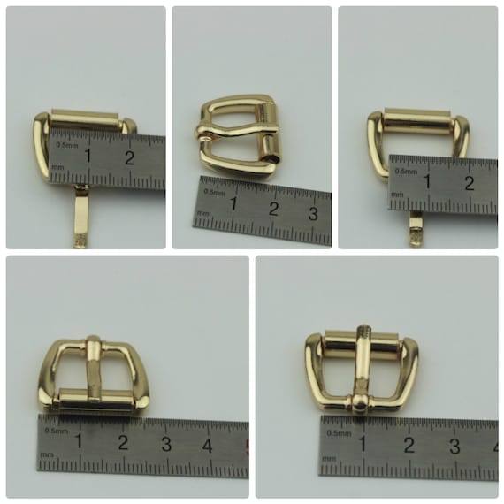 PACK 10 pcs 20mm 3//4/" inch Rectangle Center Heel Bar Metal Buckle for Belt Strap