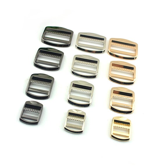 Ladder Lock Strap Buckle 19 25 32 38mm Silver Gold Black Etsy