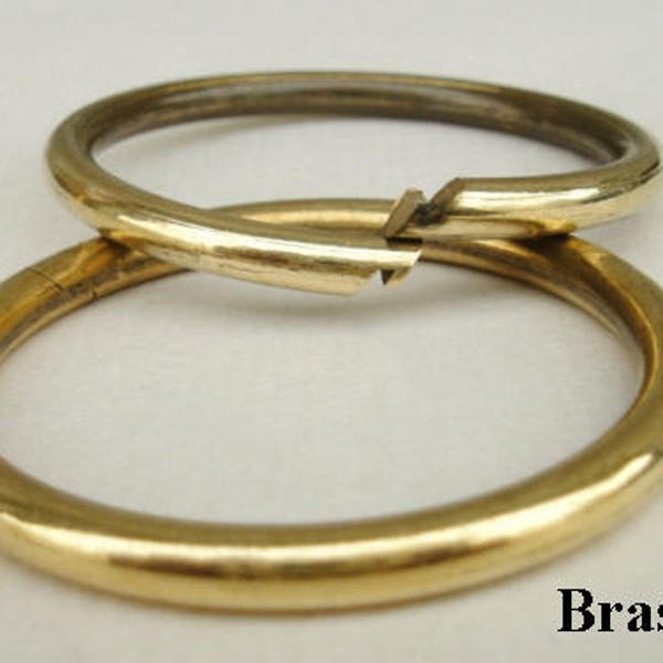 Brass Jump Lock Ring Etsy