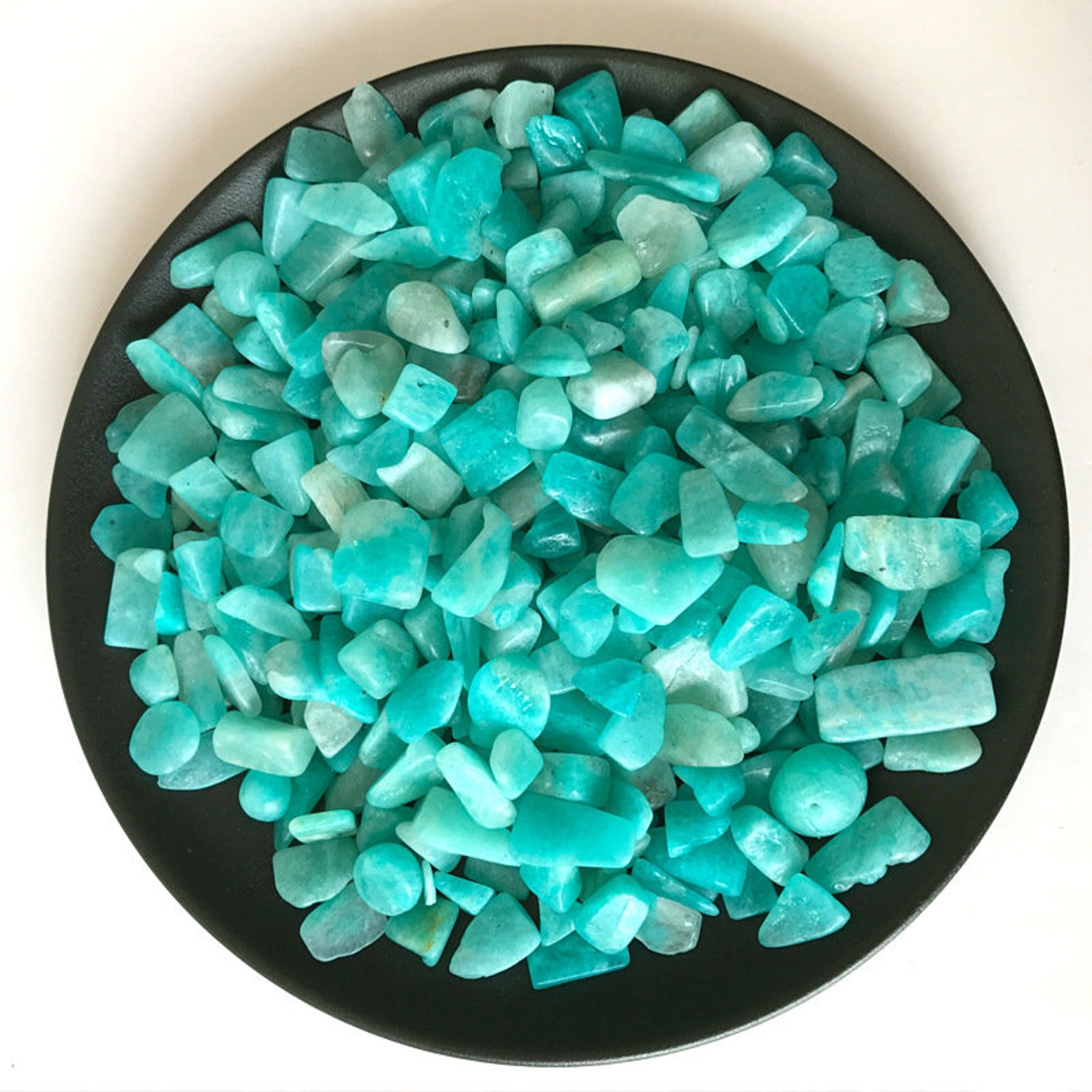 Natural Light Blue Amazonite Aquarium Fish Tank Gravel 3.5oz Etsy