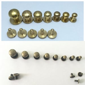 Copper Chicago Screws - Copper Plated Brass & Solid Copper - US Made –  TheCopperBuckle