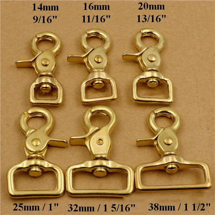  DGOL 5 packs Metal Heavy Duty 1 inch Trigger Swivel