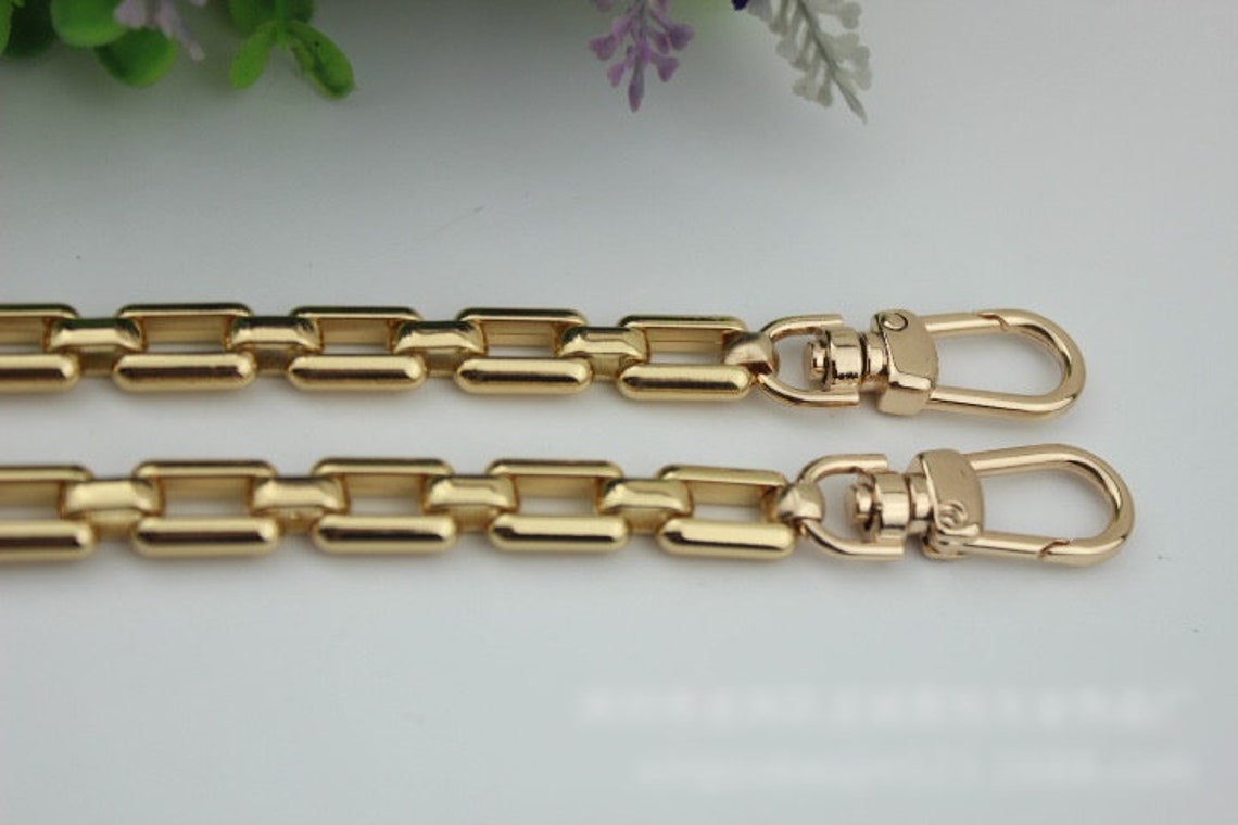 Purse Chain Bag Hardware Metal Crossbody Gold Brass Vintage Etsy