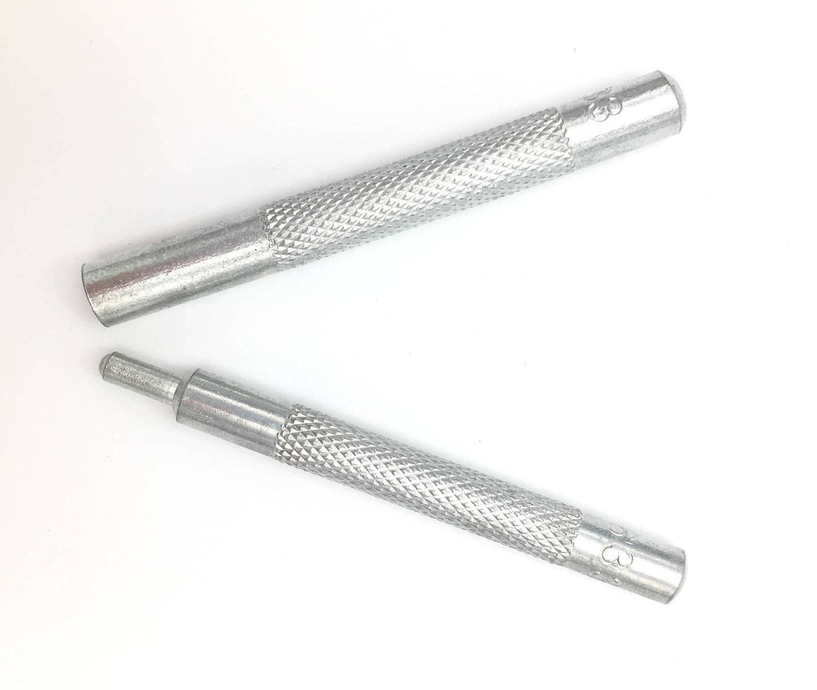 Set Snap Rivet Setting Tool 831 633 655 201 Hole Punch Metal Etsy