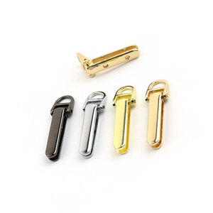 Strap Griffe Connector 1/10 Stück Bag Hardware Metall Lock Buckle Gold Gunmetal Silber Bronze Handmade Geldbörse Handtasche Rucksack machen 8 mm