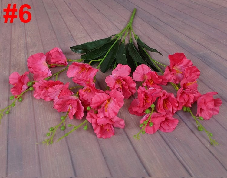 Artificial Silk Gladiolus Flowers For Wedding Crown Door Etsy