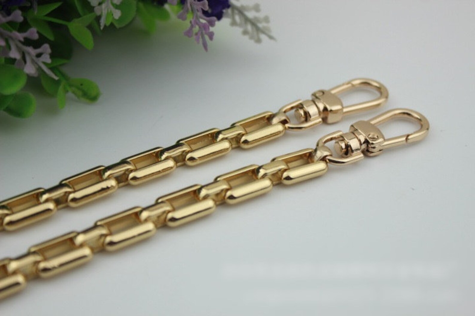 Purse Chain Bag Hardware Metal Crossbody Gold Brass Vintage Etsy