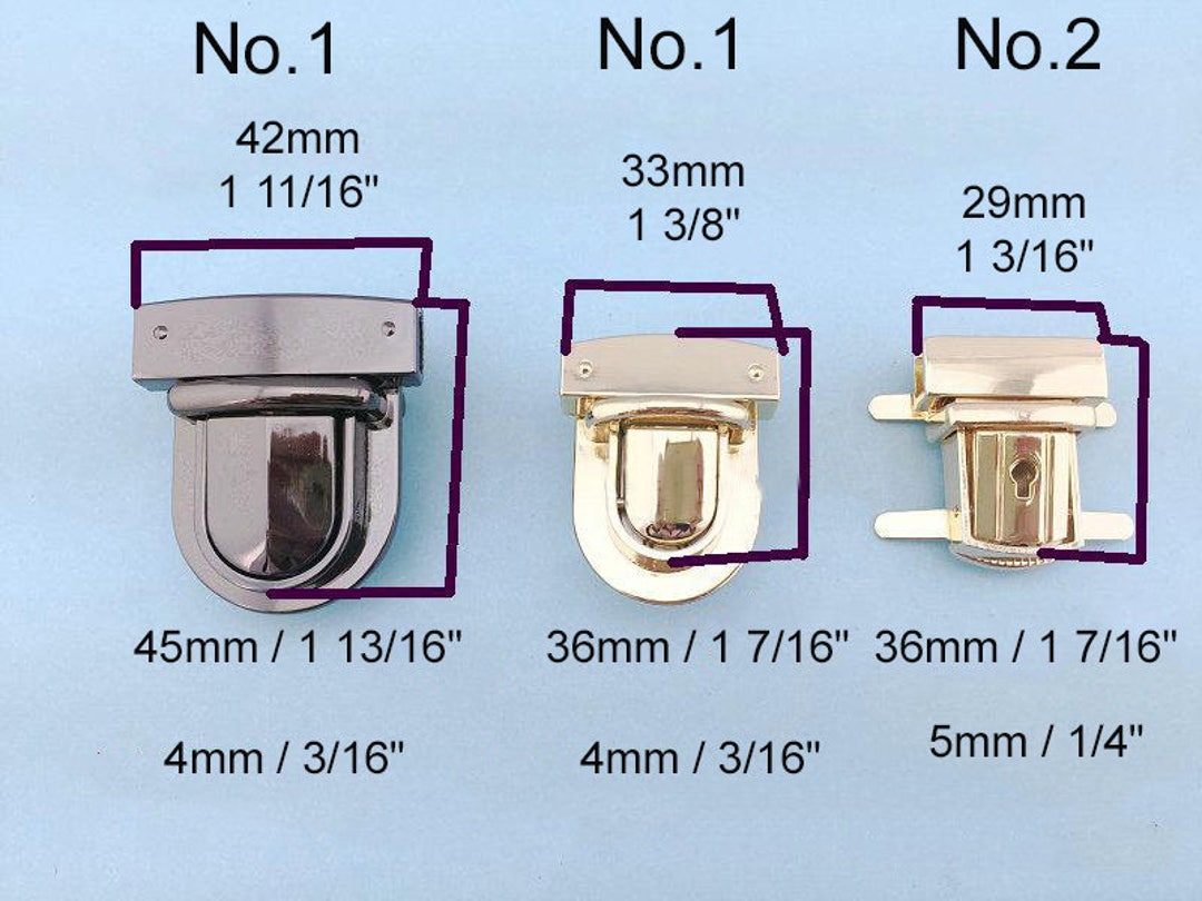 NBEADS 10 Sets Duck Tongue Lock - Metall-Druckverschlüsse Für DIY Geldbörsen, Taschen & Lederwaren