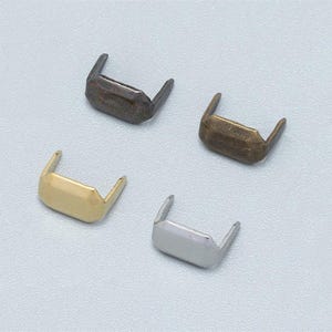 Grapa de latón macizo de 8 mm, 3/8", 1/10 piezas, sujetadores de trabillas para cinturón, conectores para pulseras hechas a mano, bolsos, suministros de ferretería al por mayor