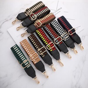 Umhängetasche Gitarrengurt Verstellbare Schulter Gold Silber Gunmetall Bronze Metalltasche Handtasche Kupplung machen Vintage Hardware 75-145 cm