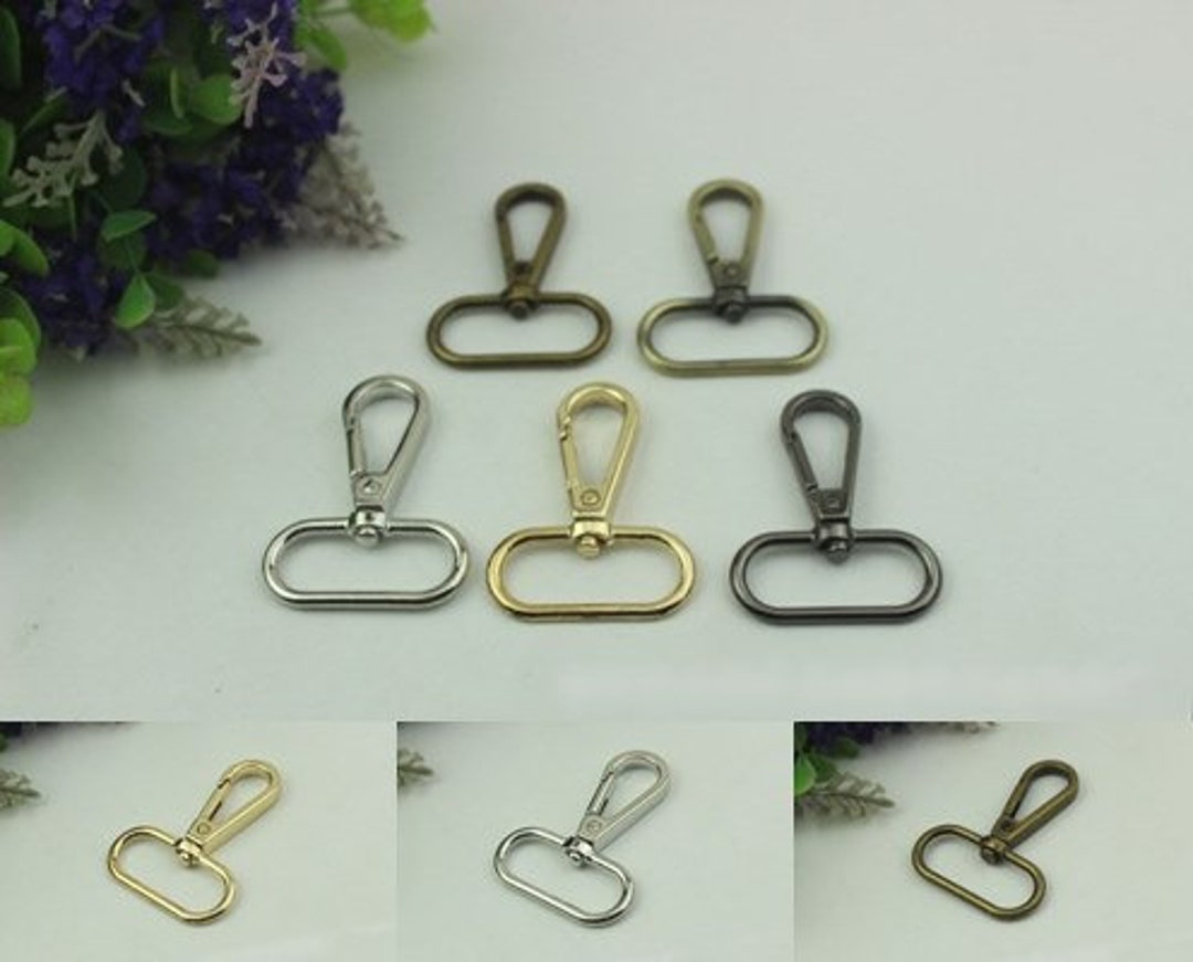 4pcs 1/214mm Silver Swivel Snap Hook Swivel Clasp Swivel Hook Purse Clasp  Trigger Snaps Lobster Clasp for Lanyard Bag Straps -  Hong Kong