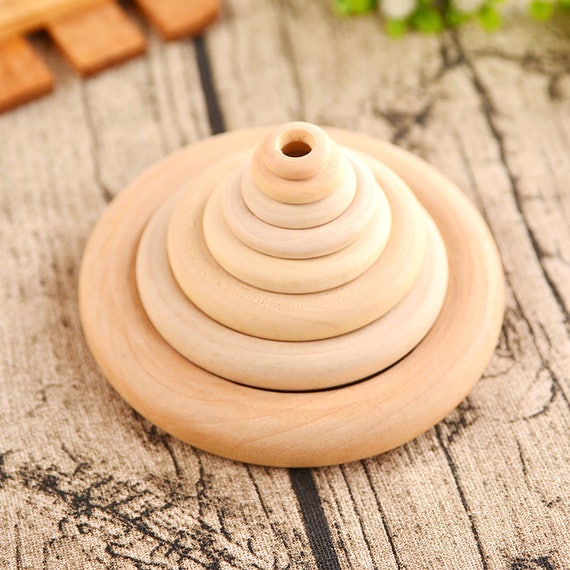 12-100mm DIY Unfinished Wooden Rings Natural Wood Rings for Crafts Wood  Hoops Ornaments Connectors Jewelry