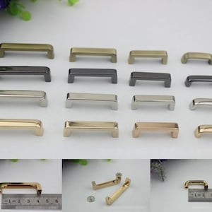 Gürtelschlaufen Kette Connector Bag Hardware Bogen Brücke Schnalle Gold Silber Bronze 1/10 Stück handgefertigte Geldbörse Handtasche, die Metallmetall 20 26 31 38 mm