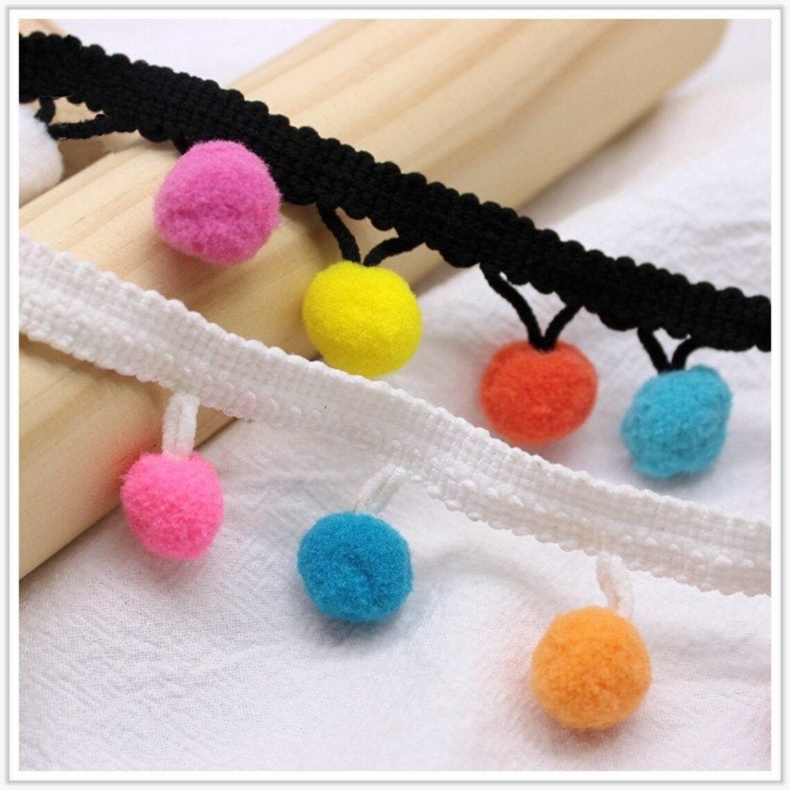 pompom ribbon pompom ribbon