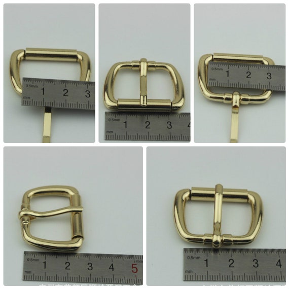10pcs 20mm Roller Center Slider Heel Bar Rectangle Belt Buckle Nickel Gunmetal