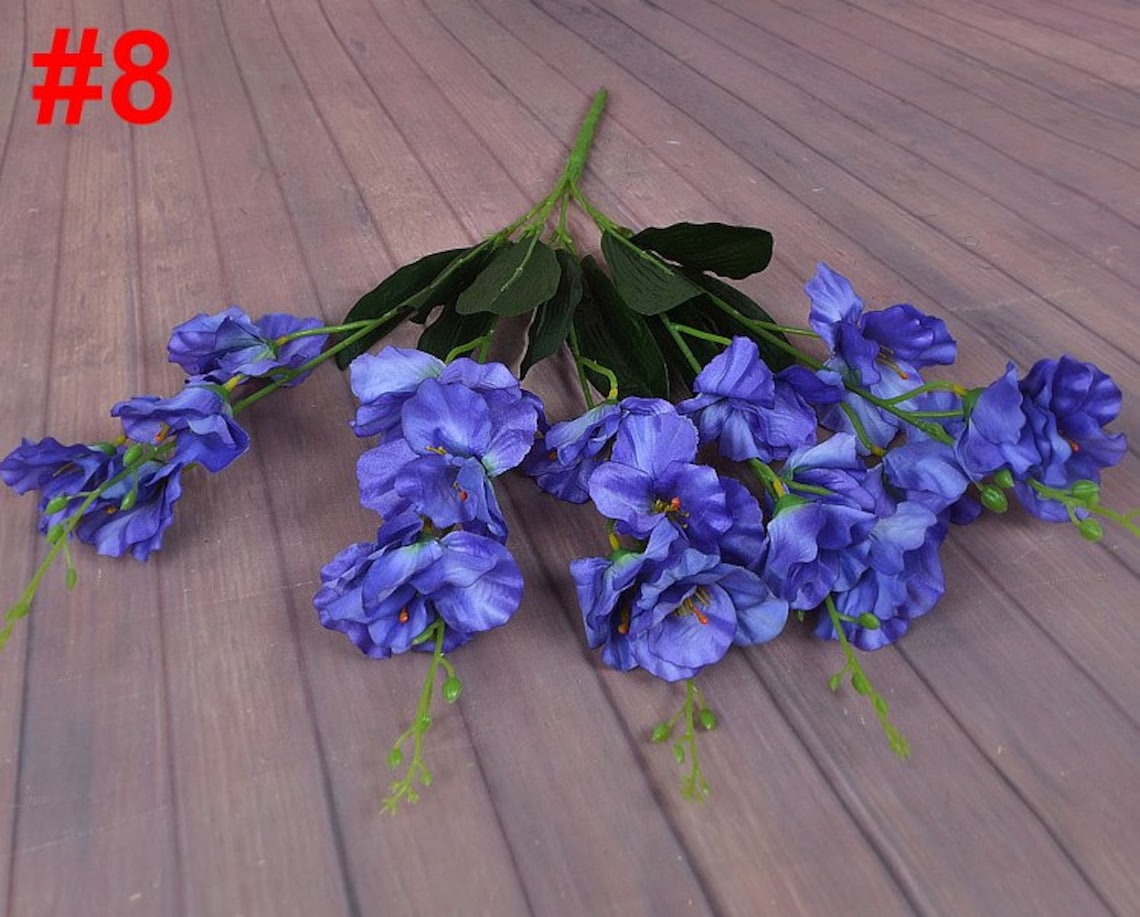 Artificial Silk Gladiolus Flowers For Wedding Crown Door Etsy